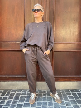 Bluza bluzka LUNA wiya czekolada