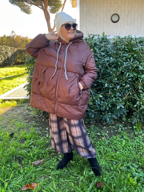 Kurtka puchowa MARCIA choco