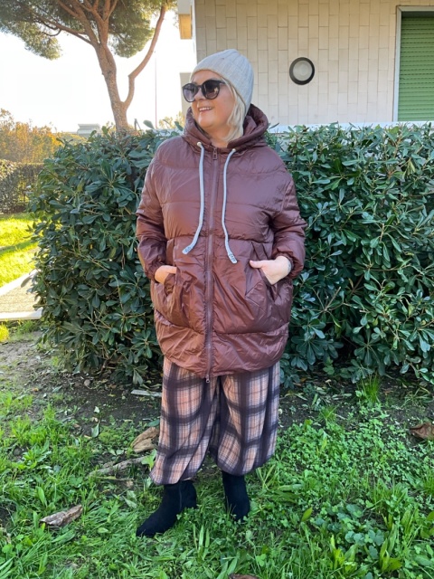 Kurtka puchowa MARCIA choco