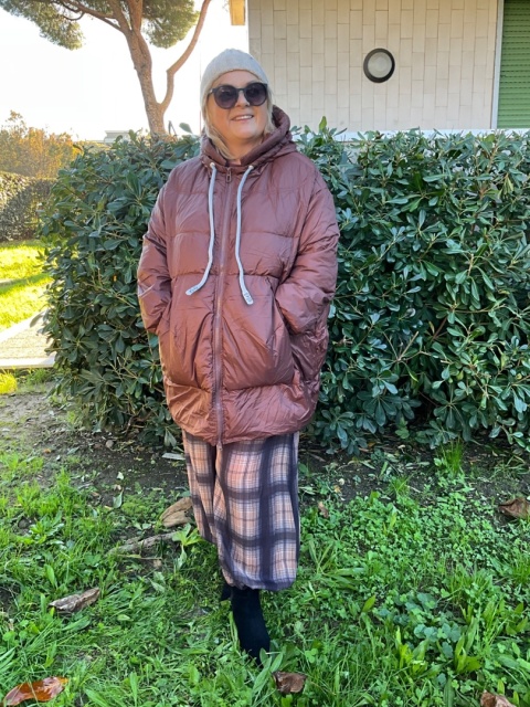 Kurtka puchowa MARCIA choco