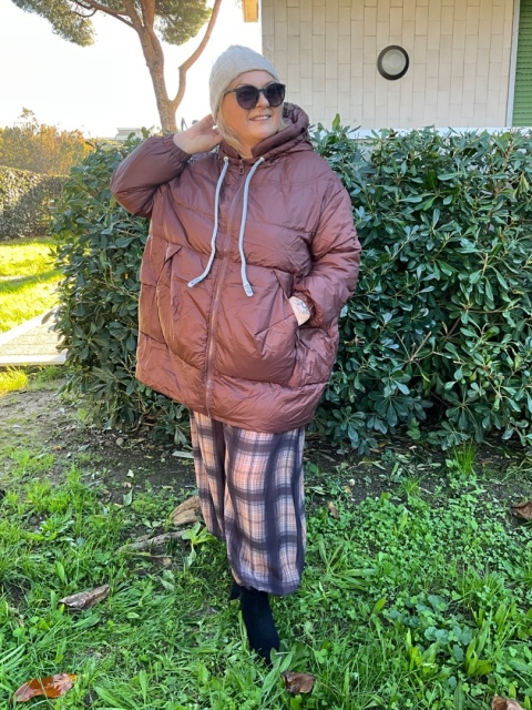 Kurtka puchowa MARCIA choco