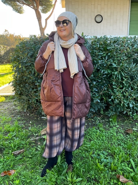 Kurtka puchowa MARCIA choco