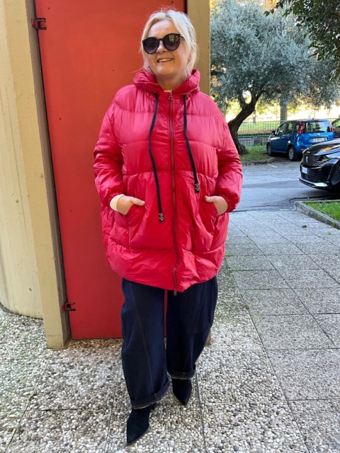 Kurtka puchowa MARCIA red