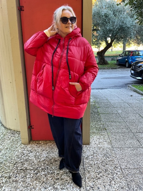 Kurtka puchowa MARCIA red