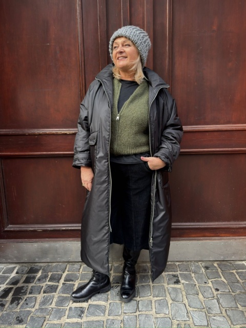 Płaszcz ABI Rivabella nero Płaszcz ABI Rivabella nero