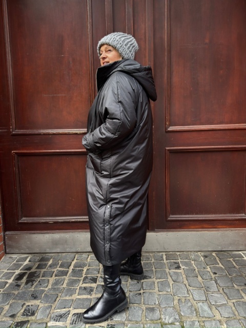 Płaszcz ABI Rivabella nero Płaszcz ABI Rivabella nero