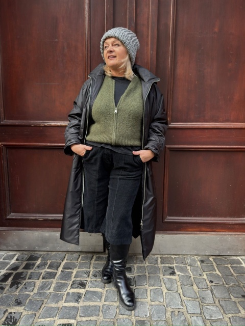 Płaszcz ABI Rivabella nero Płaszcz ABI Rivabella nero