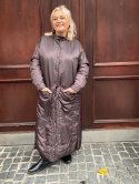 Płaszcz RULA Rivabella choco Płaszcz RULA Rivabella choco