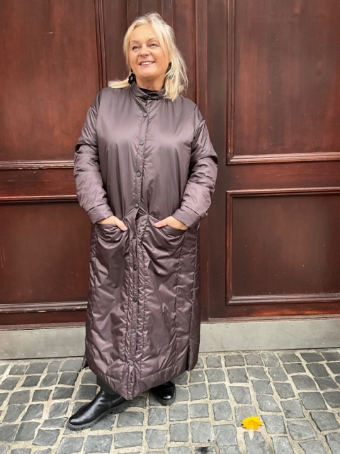 Płaszcz RULA Rivabella choco Płaszcz RULA Rivabella choco