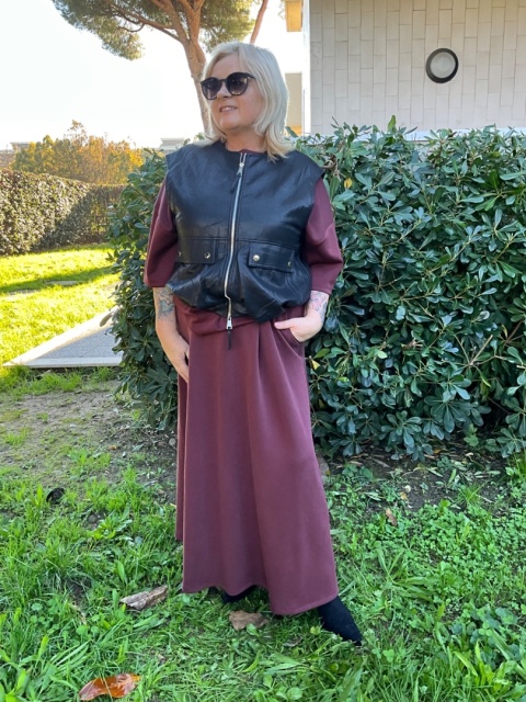 Spódnica IMPERIA burgund