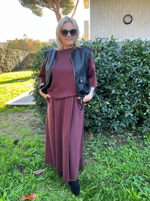 Spódnica IMPERIA burgund