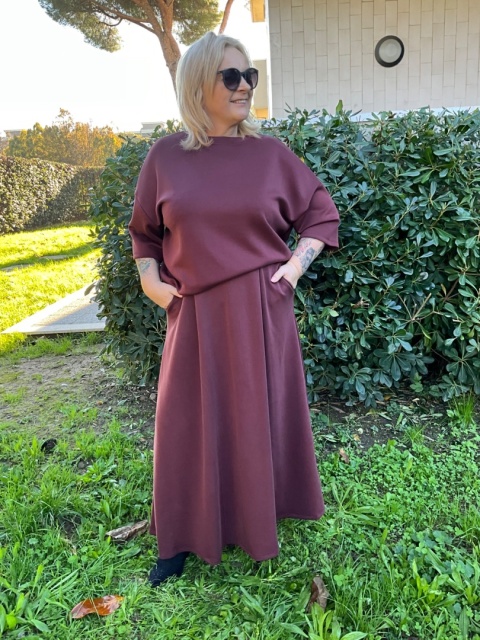 Spódnica IMPERIA burgund