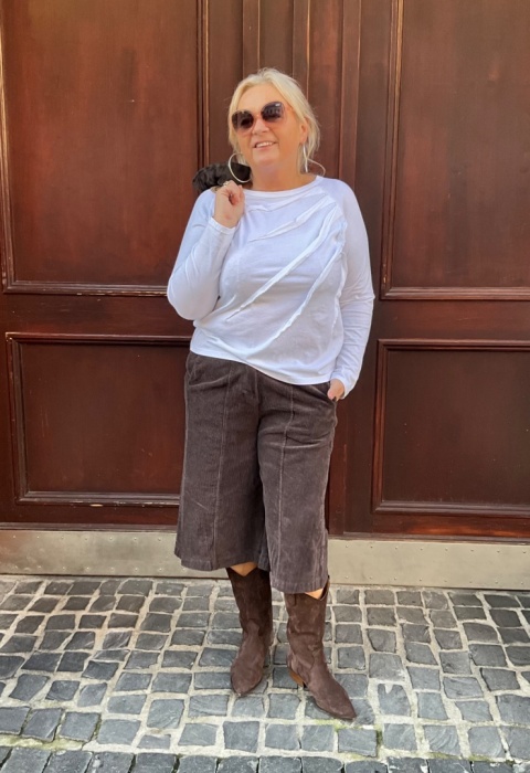 Spodnie bermudy DALTON Wiya choco