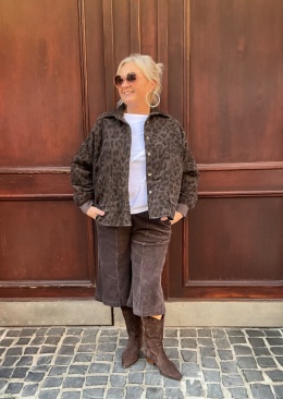 Spodnie bermudy DALTON Wiya choco