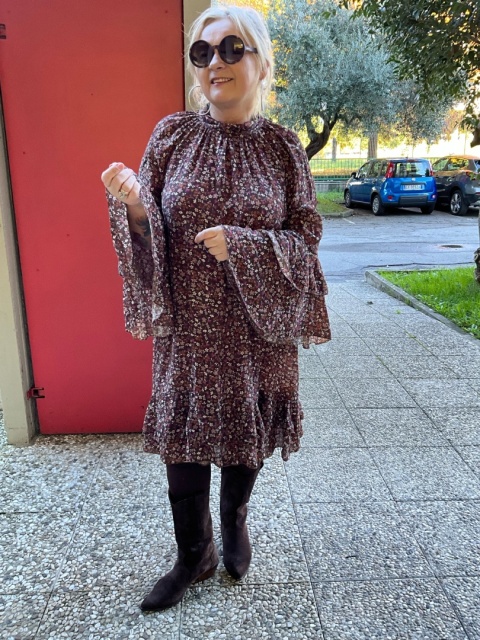 Sukienka PAFOS Mihos łączka