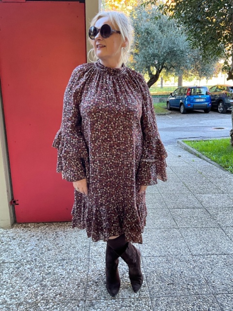 Sukienka PAFOS Mihos łączka