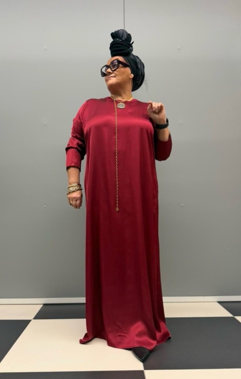 Sukienka ZELDA RIVABELLA wino