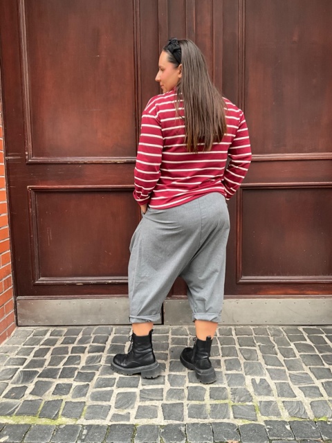 Bluza LOLA bordo cream