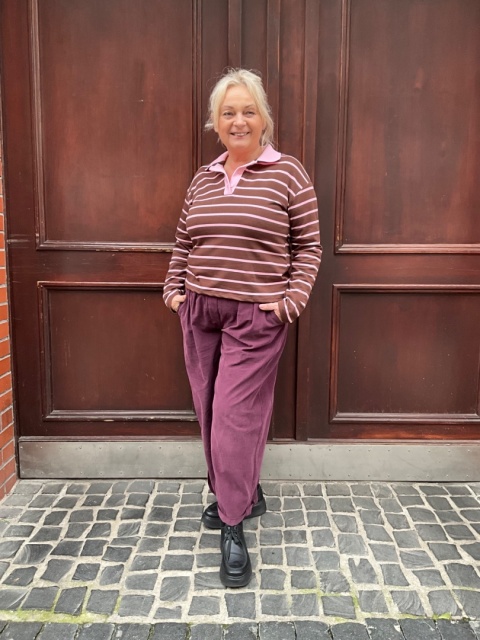 Bluza LOLA choco róż