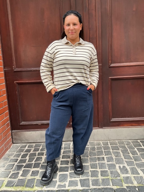 Bluza LOLA cream choco