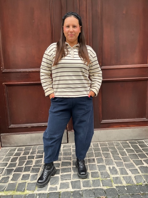 Bluza LOLA cream choco