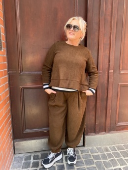 Bluza Messa gorzka czekolada