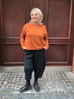 Bluzka Bluza FIDŻI long ruda Wendy Trendy