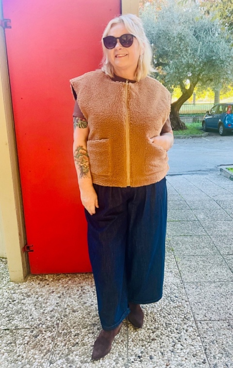 Kamizelka VIKI Miya baranek