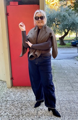 Kaszmirowy Basic Fox I choco