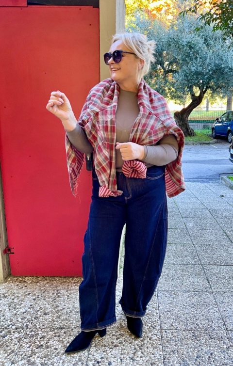 Kaszmirowy Basic Fox I latte