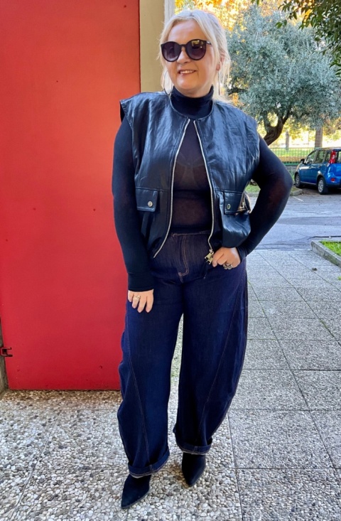 Kaszmirowy Basic Fox II nero