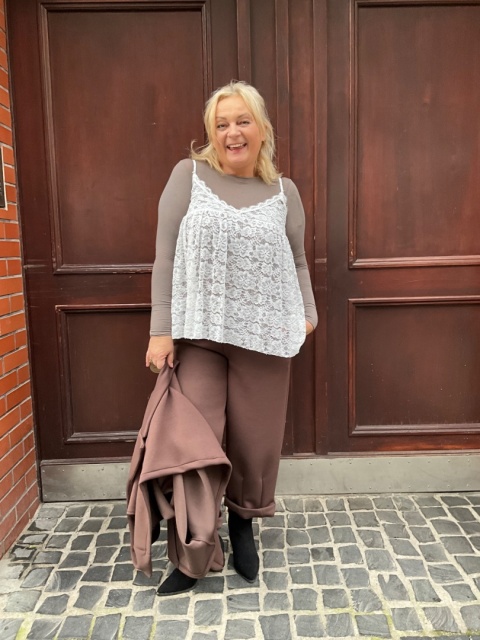 Koronkowa bluzka GLAMM II biała