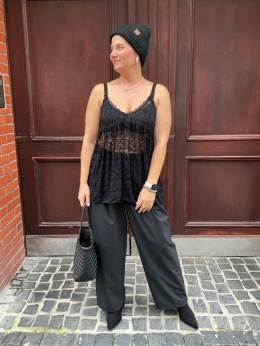 Koronkowa bluzka GLAMM II czarna