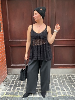 Koronkowa bluzka GLAMM II czarna