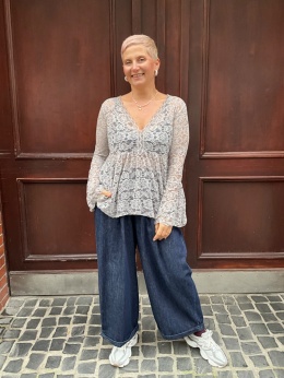 Koronkowa bluzka GLAMM szara