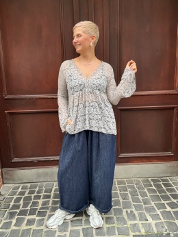 Koronkowa bluzka GLAMM szara