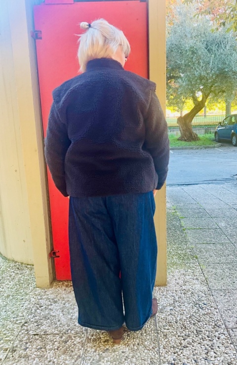 Kurtka NOTE Miya baranek choco