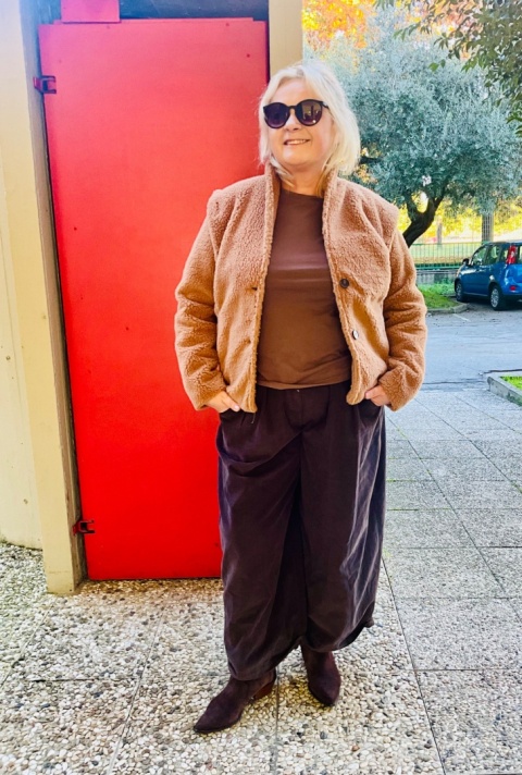 Kurtka NOTE Miya baranek