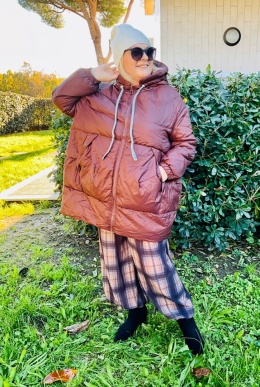 Kurtka puchowa MARCIA choco