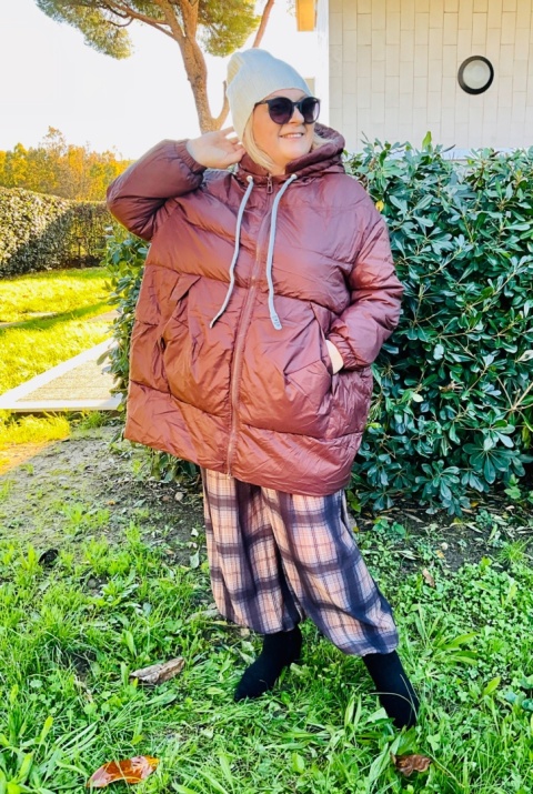 Kurtka puchowa MARCIA choco