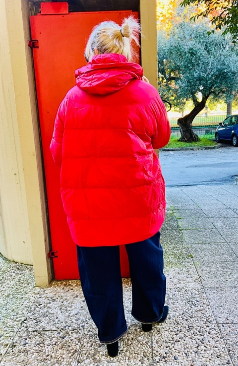 Kurtka puchowa MARCIA red