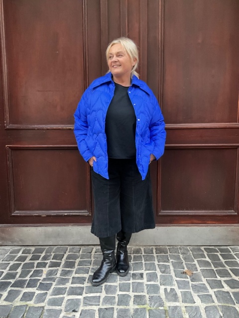 Kurtka puchowa TERO Degrees kobalt