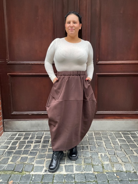 Spódnica TAMI czekoladowa Wendy Trendy