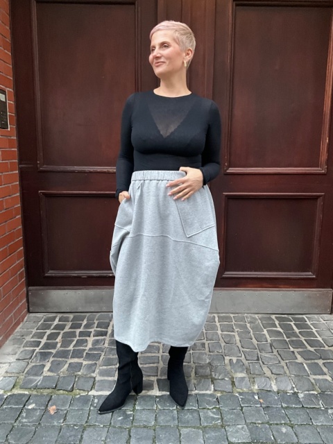 Spódnica TAMI szara Wendy Trendy