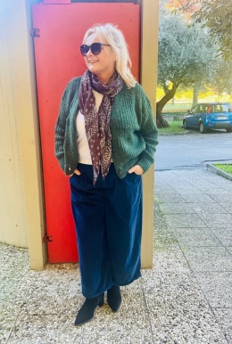 Spodnie LORA Miya navi