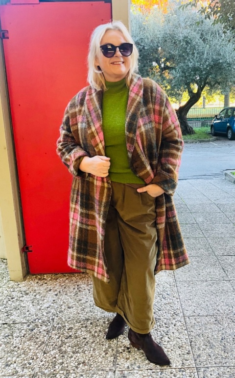 Spodnie LORA Miya oliwka