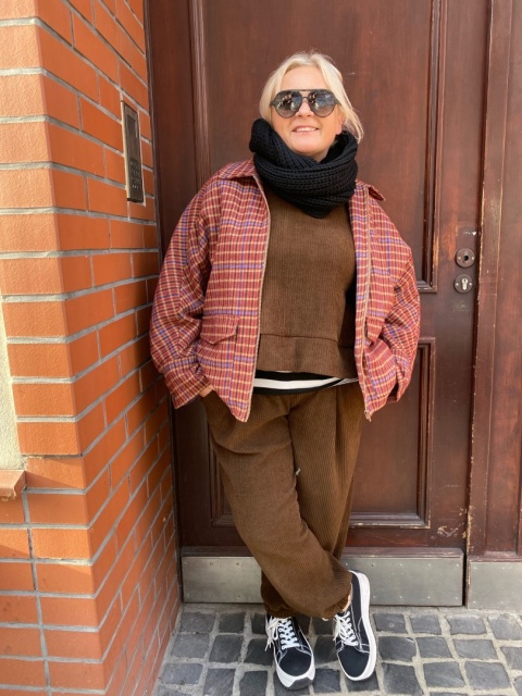 Spodnie simbady Messa gorzka czekolada