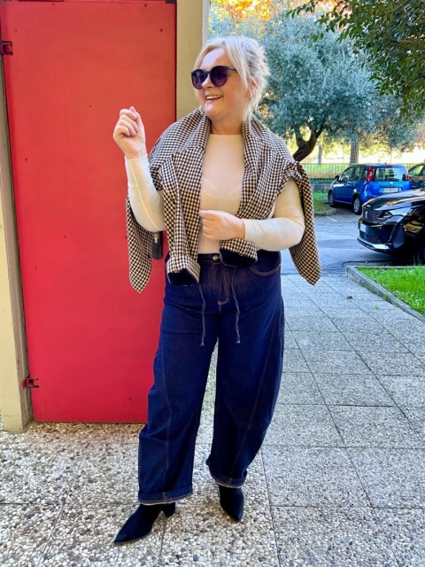 Spodnie jeansy BONI navi