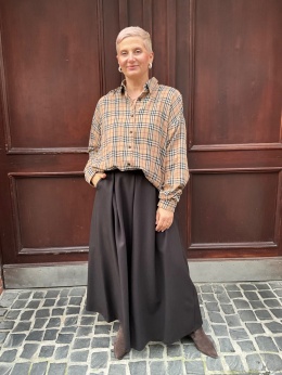 Spodnie palazzo TUO choco