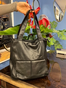 Torebka skórzana ASIA I czarna